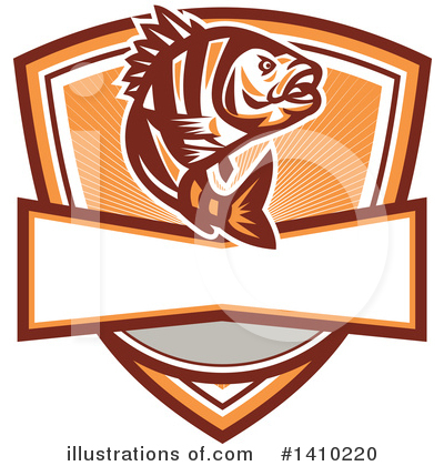Royalty-Free (RF) Fish Clipart Illustration by patrimonio - Stock Sample #1410220