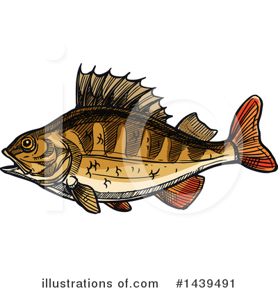 Royalty-Free (RF) Fish Clipart Illustration by Vector Tradition SM - Stock Sample #1439491
