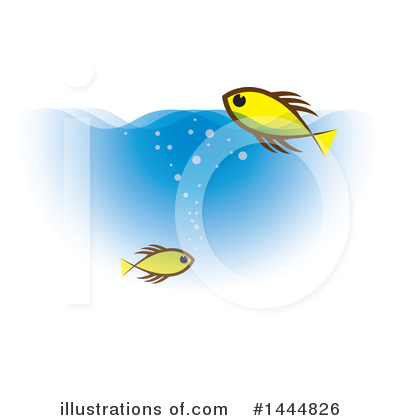 Royalty-Free (RF) Fish Clipart Illustration by ColorMagic - Stock Sample #1444826