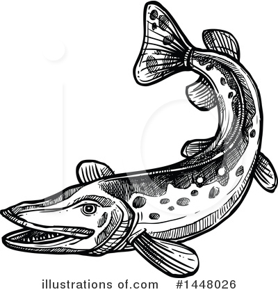 Royalty-Free (RF) Fish Clipart Illustration by Vector Tradition SM - Stock Sample #1448026