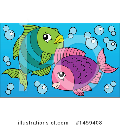Royalty-Free (RF) Fish Clipart Illustration by visekart - Stock Sample #1459408