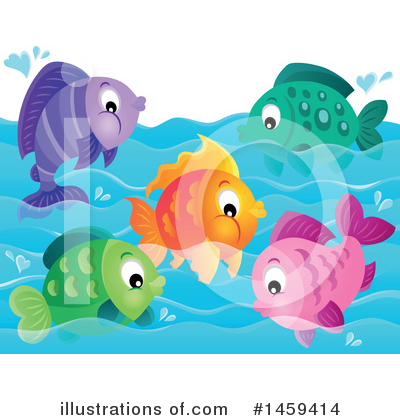 Royalty-Free (RF) Fish Clipart Illustration by visekart - Stock Sample #1459414