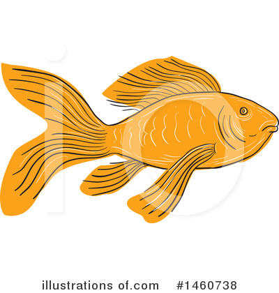 Koi Fish Clipart #1460738 by patrimonio