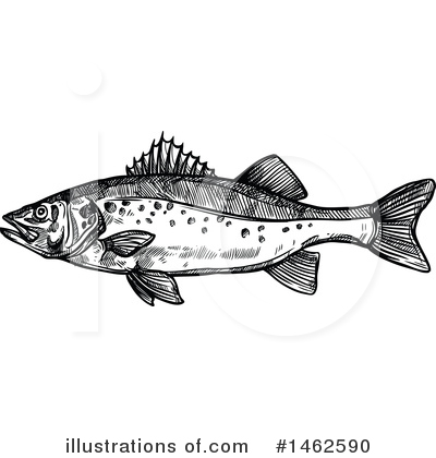 Royalty-Free (RF) Fish Clipart Illustration by Vector Tradition SM - Stock Sample #1462590