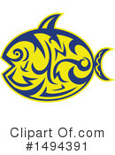 Fish Clipart #1494391 by patrimonio