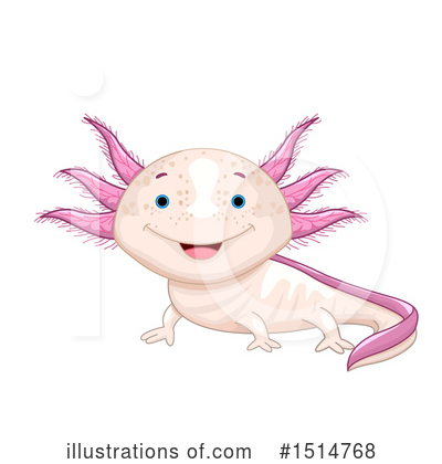 Axolotl Clipart #1514768 by BNP Design Studio