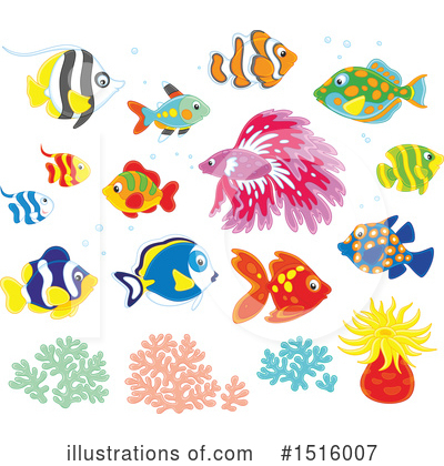 Royalty-Free (RF) Fish Clipart Illustration by Alex Bannykh - Stock Sample #1516007