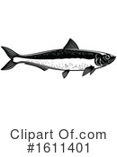 Fish Clipart #1611401 by Vector Tradition SM