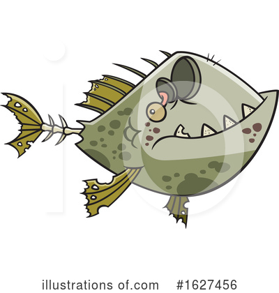 Royalty-Free (RF) Fish Clipart Illustration by toonaday - Stock Sample #1627456