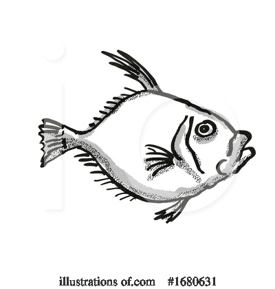 Royalty-Free (RF) Fish Clipart Illustration by patrimonio - Stock Sample #1680631