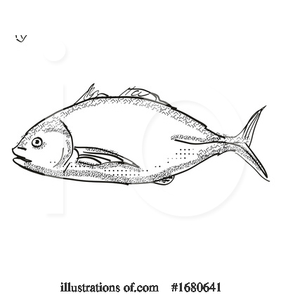 Trevally Clipart #1680641 by patrimonio