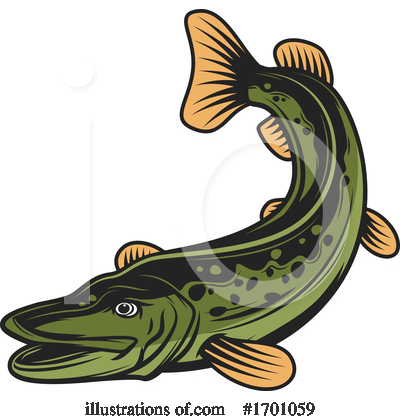 Royalty-Free (RF) Fish Clipart Illustration by Vector Tradition SM - Stock Sample #1701059