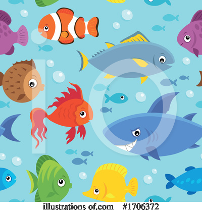 Royalty-Free (RF) Fish Clipart Illustration by visekart - Stock Sample #1706372