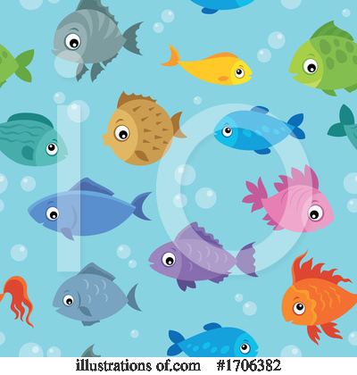 Royalty-Free (RF) Fish Clipart Illustration by visekart - Stock Sample #1706382