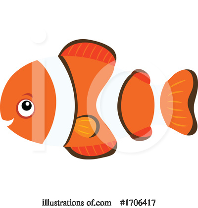 Clown Fish Clipart #1706417 by visekart
