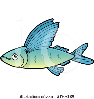 Flying Fish Clipart #1708189 by visekart