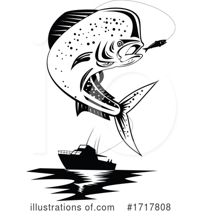 Dolphin Fish Clipart #1717808 by patrimonio