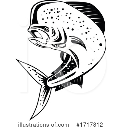 Dolphin Fish Clipart #1717812 by patrimonio