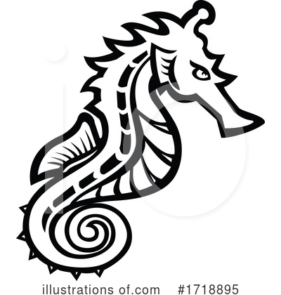Seahorse Clipart #1718895 by patrimonio