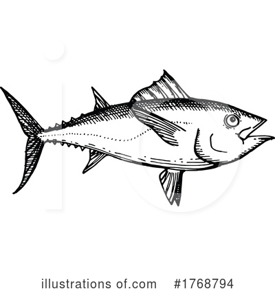Tuna Clipart #1768794 by Vector Tradition SM