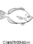 Fish Clipart #1790340 by patrimonio