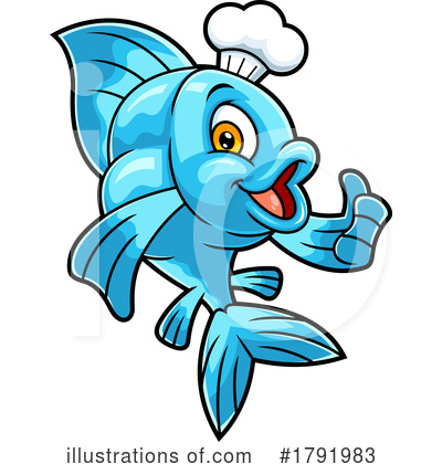 Goldfish Clipart #1791983 by Hit Toon