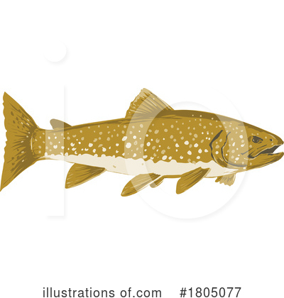 Royalty-Free (RF) Fish Clipart Illustration by patrimonio - Stock Sample #1805077