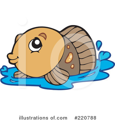 Royalty-Free (RF) Fish Clipart Illustration by visekart - Stock Sample #220788