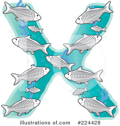 Royalty-Free (RF) Fish Clipart Illustration by Maria Bell - Stock Sample #224428