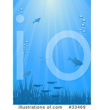 Royalty-Free (RF) Fish Clipart Illustration by elaineitalia - Stock Sample #33469