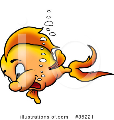 Royalty-Free (RF) Fish Clipart Illustration by dero - Stock Sample #35221