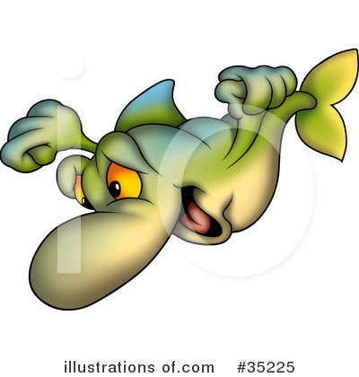 Royalty-Free (RF) Fish Clipart Illustration by dero - Stock Sample #35225
