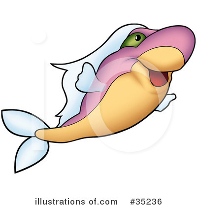 Royalty-Free (RF) Fish Clipart Illustration by dero - Stock Sample #35236