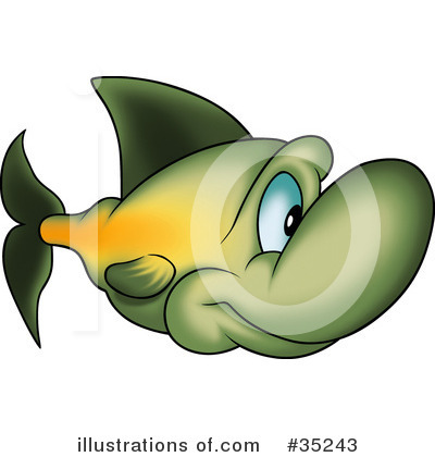 Royalty-Free (RF) Fish Clipart Illustration by dero - Stock Sample #35243