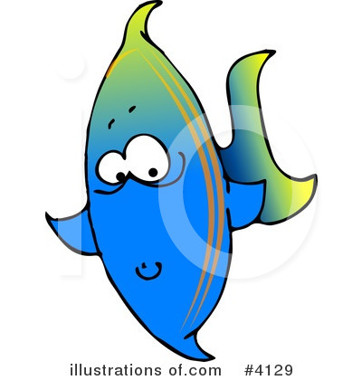 Royalty-Free (RF) Fish Clipart Illustration by djart - Stock Sample #4129
