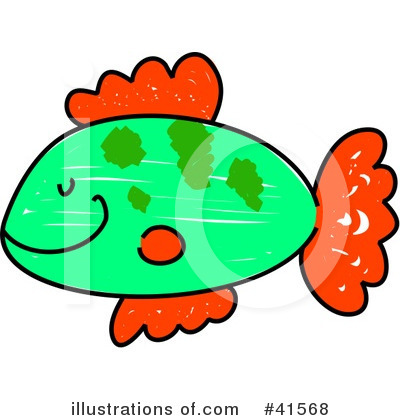 Royalty-Free (RF) Fish Clipart Illustration by Prawny - Stock Sample #41568
