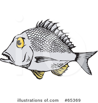 Royalty-Free (RF) Fish Clipart Illustration by Dennis Holmes Designs - Stock Sample #65369
