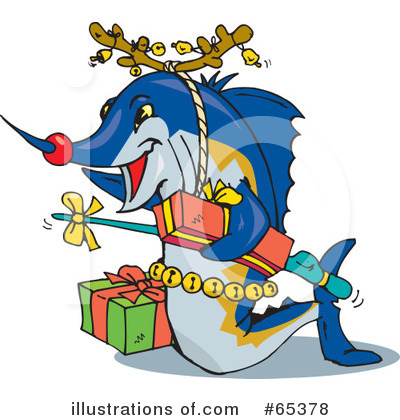 Royalty-Free (RF) Fish Clipart Illustration by Dennis Holmes Designs - Stock Sample #65378