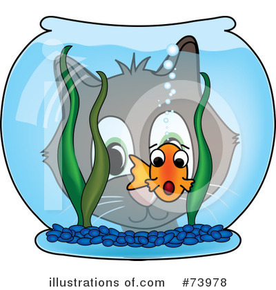 Fish Bowl Clipart #73978 by Pams Clipart
