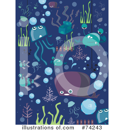 Royalty-Free (RF) Fish Clipart Illustration by BNP Design Studio - Stock Sample #74243