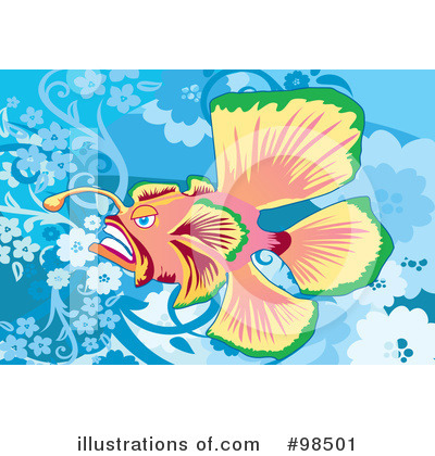 Royalty-Free (RF) Fish Clipart Illustration by mayawizard101 - Stock Sample #98501