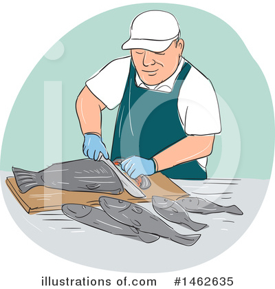 Seafood Clipart #1462635 by patrimonio