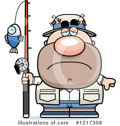 Royalty-Free (RF) Fisherman Clipart Illustration by Cory Thoman - Stock Sample #1217308