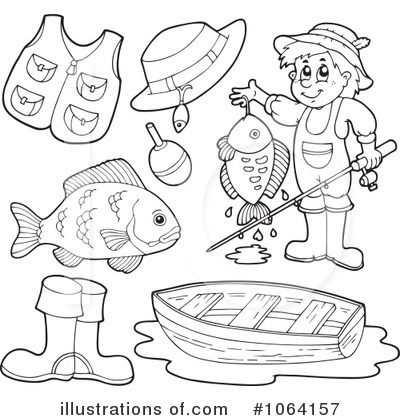 Fisherman Clipart #1064157 by visekart
