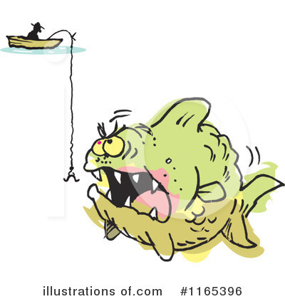 Royalty-Free (RF) Fishing Clipart Illustration by Johnny Sajem - Stock Sample #1165396