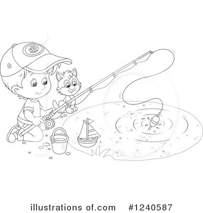 Coloring Page Clipart #1240587 by Alex Bannykh
