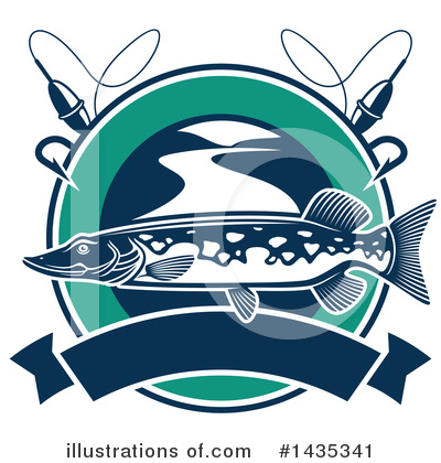 Royalty-Free (RF) Fishing Clipart Illustration by Vector Tradition SM - Stock Sample #1435341