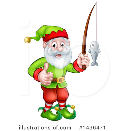 Christmas Elf Clipart #1436471 by AtStockIllustration