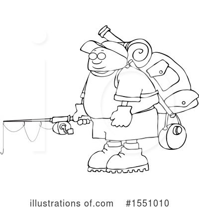 Royalty-Free (RF) Fishing Clipart Illustration by djart - Stock Sample #1551010