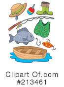 Fishing Clipart #213461 by visekart
